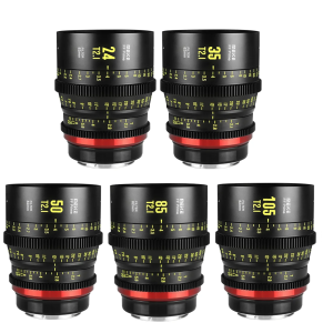 Meike Full Frame 5-Lens Kit L-Mount (24mm,35mm,50mm,85mm,135mm,5-Lens Case)
